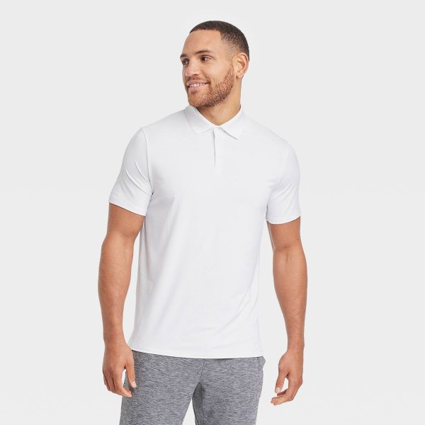 Men's Textured Polo Shirt